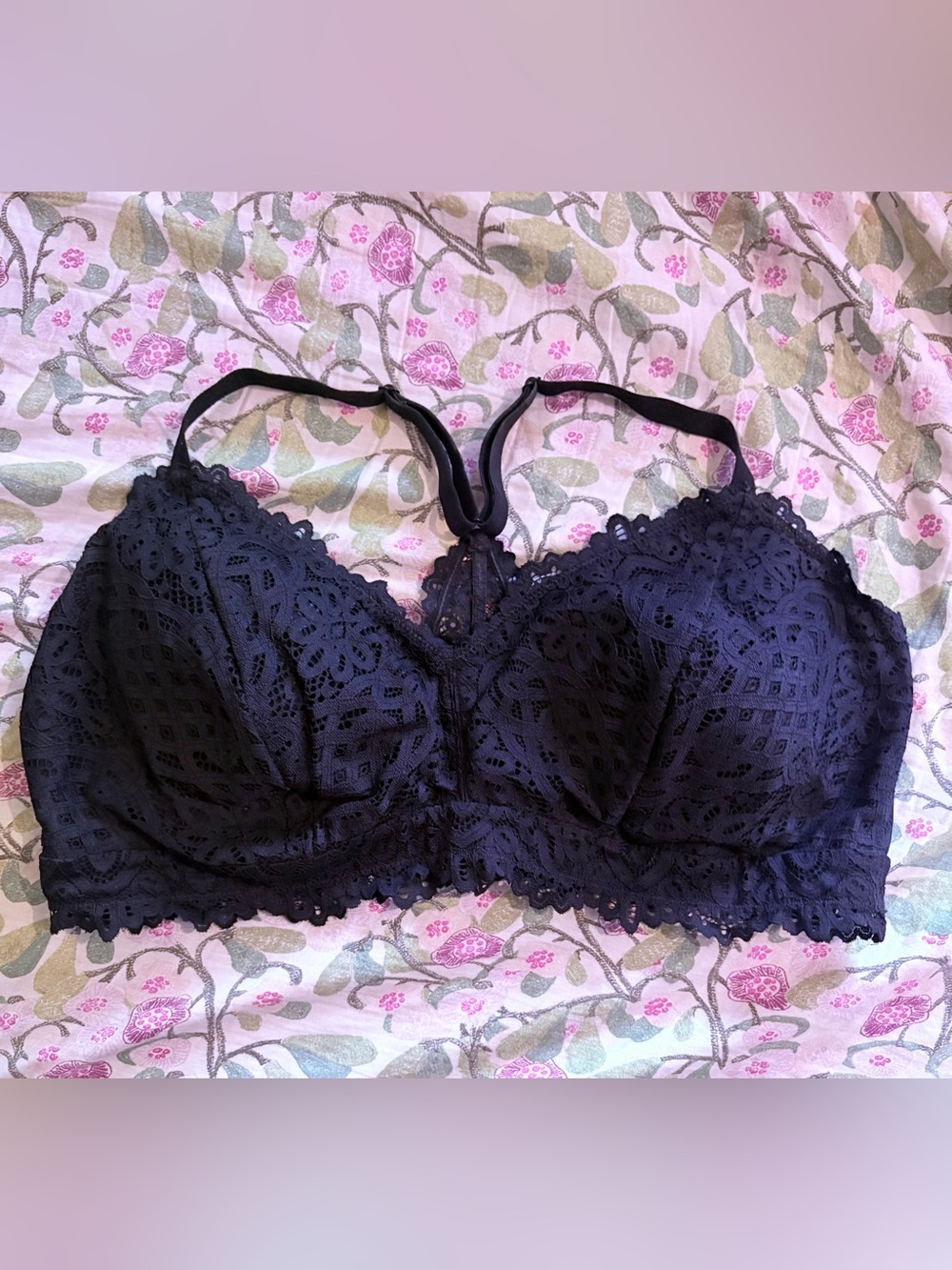 Women’s Auden Black Lace Bralette Size 3x